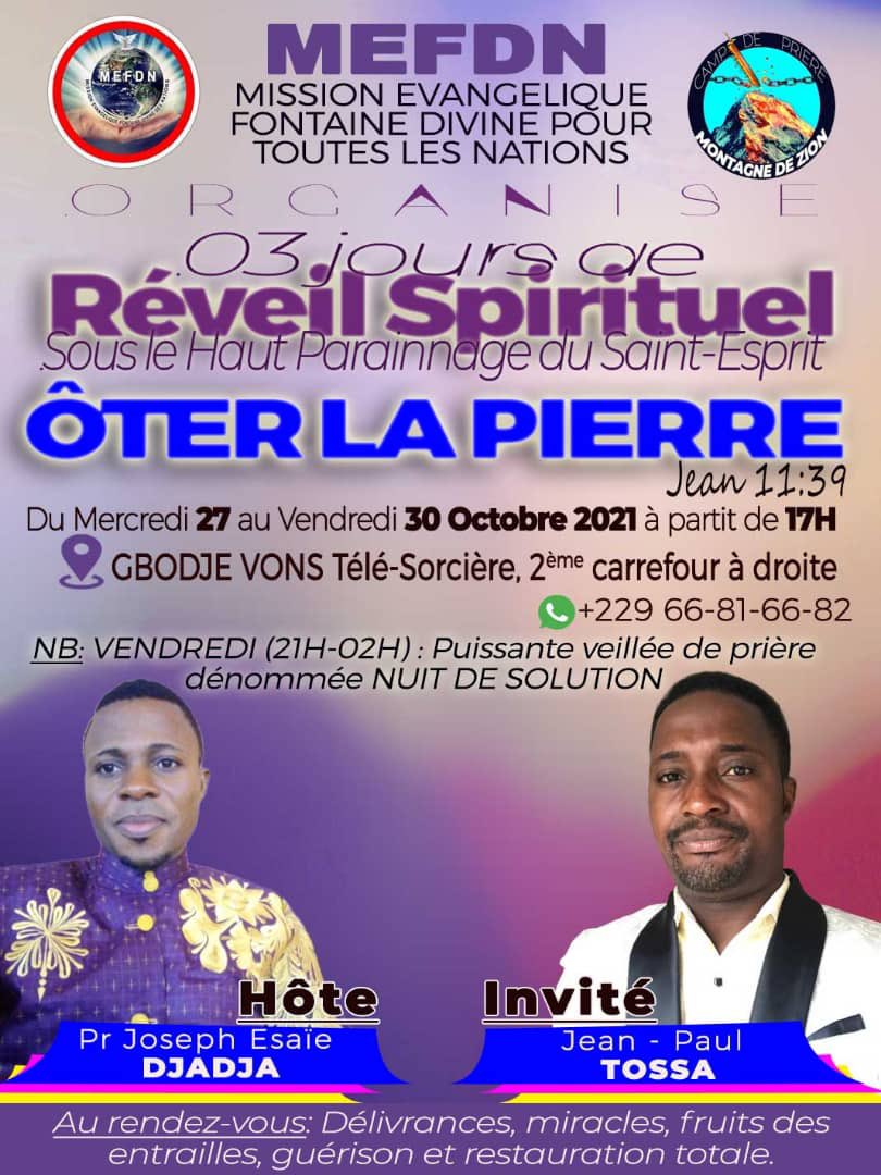 Soutenez maxivement ce programme / +22966816682