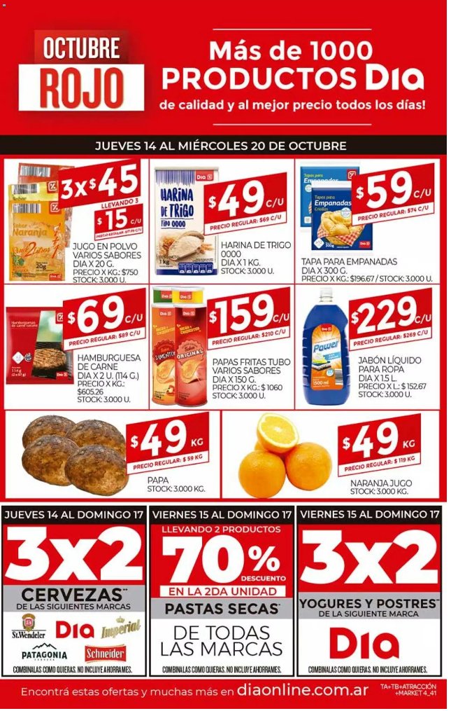 PromosVarias's tweet photo. #BuenSabado Entrá al BLOG y chequeá #ofertasypromos como estas!!  https://t.co/othLNE6E9p
#supermercados #ofertasupermercados #promos #Makro #Carrefour #Coto https://t.co/zAigKfjcTq