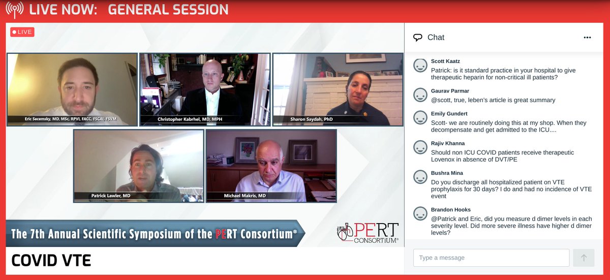 Matthew Langston (@1mdlmd) on Twitter photo multidisciplinary discussion of Covid, Thrombosis and the Critically Ill- Academic PERT in action. @PatrickLawlerMD <a href="/chriskabrhel/">Christopher Kabrhel</a> #PERT2021 multidisciplinary discussion of Covid, Thrombosis and the Critically Ill- Academic PERT in action. @PatrickLawlerMD <a href="/chriskabrhel/">Christopher Kabrhel</a> #PERT2021