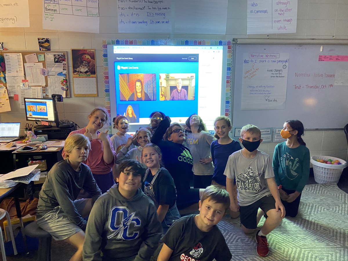 Flip grid Live with Rick Riordan, author of The Percy Jackson series.