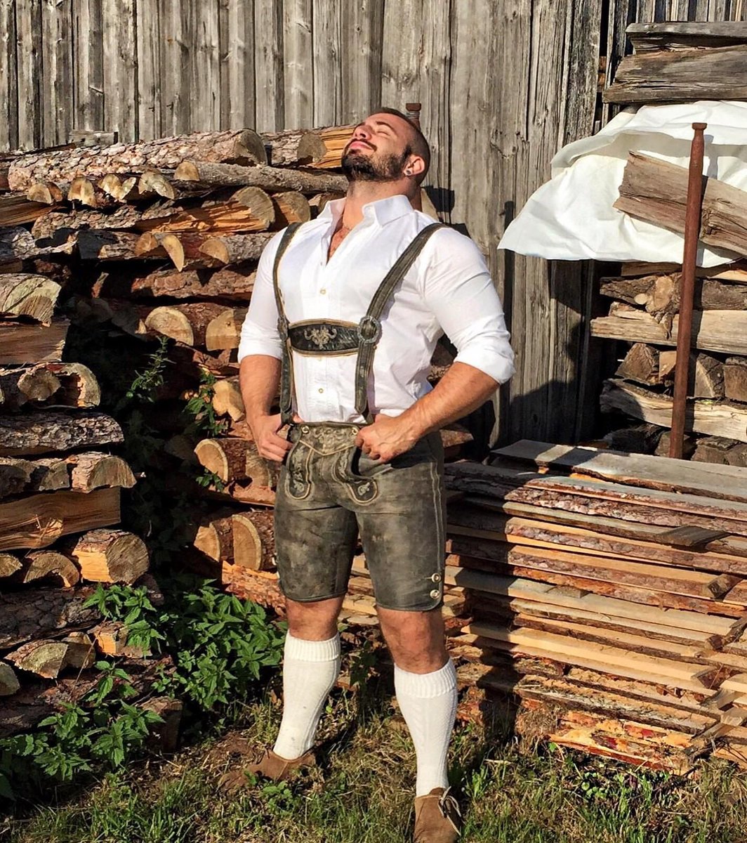 Got a Oktoberfest thing goin on later today &my bud's nervous abou...