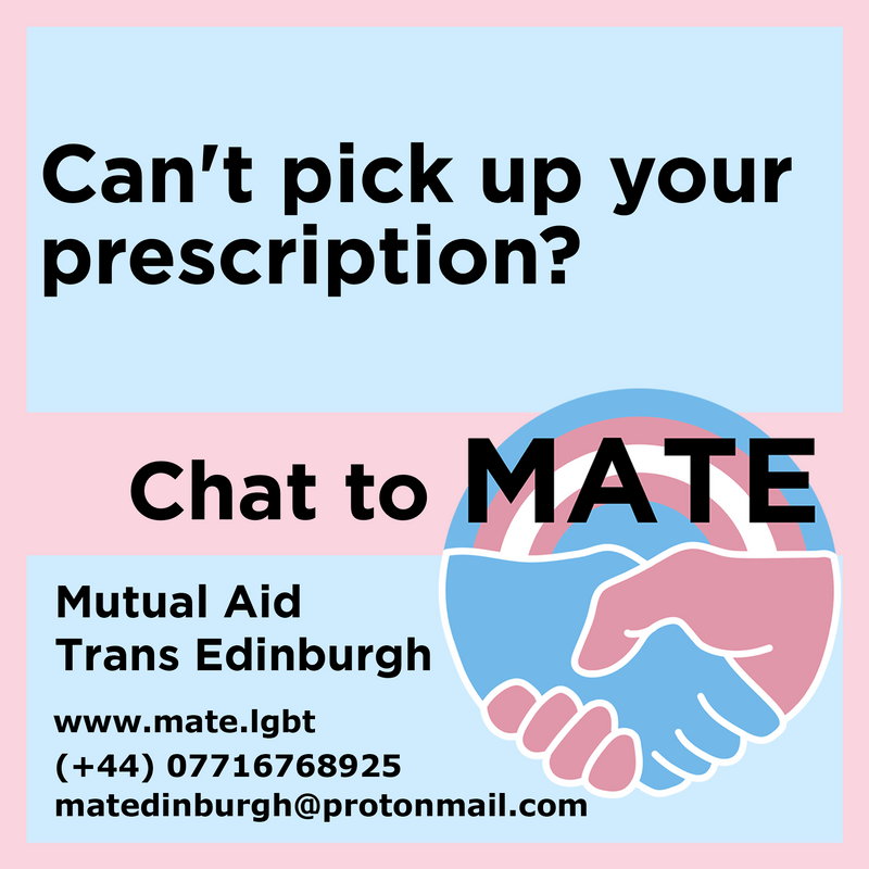 MATE - Mutual Aid Trans Edinburgh ON HIATUS tweet media