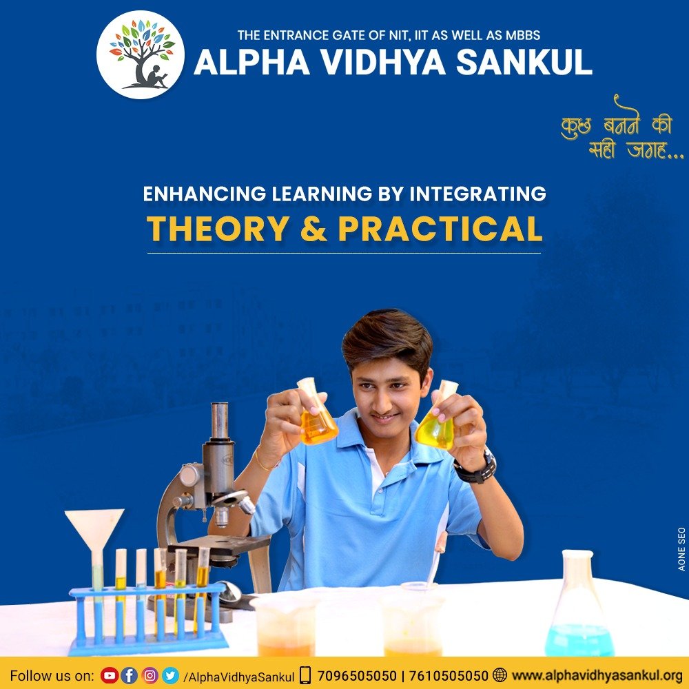 AlphaSankul's tweet photo. Enhancing learning by integrating theory &amp; practical.

#Education #school #student #learning #AlphaVidhyaSankul https://t.co/uzmN7fXKR0