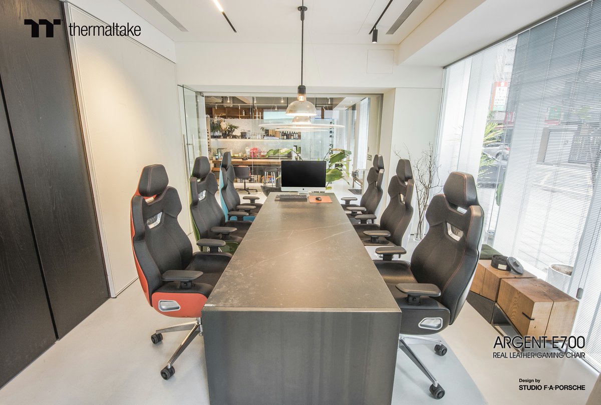 Thermaltake_na's tweet image. Thermaltake and Studio F. A. Porsche, a union where exclusive 
functional design meets with cutting-edge gaming peripheral 
technology. 

Learn more about ARGENT E700 Gaming Chair: thermaltakeusa.com
Pre-order now: bit.ly/39R8lR8

#Thermaltake #StudioF.A.Porsche