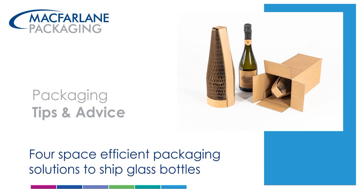 MacfarlanePKG's tweet photo. In case you missed it…

OUR BLOG: Four space efficient packaging solutions to ship glass bottles: https://t.co/vAs1tXT1zg

#bottlepackaging #winepackaging #beerpackaging #packaging #bottlebox #flexihex #airsac #korrvu https://t.co/6X4aHcJL3D