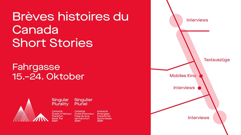 CdnHeritage's tweet photo. Starting today and until Oct. 24, #Frankfurt’s vibrant street Fahrgasse is dressed up in white and red and celebrates the #SingularPlurality of Canadian literature and culture. #fbm21
See how #Canada is present in #Germany: https://t.co/dIDRmb4iFf https://t.co/LMcUQKBDvz