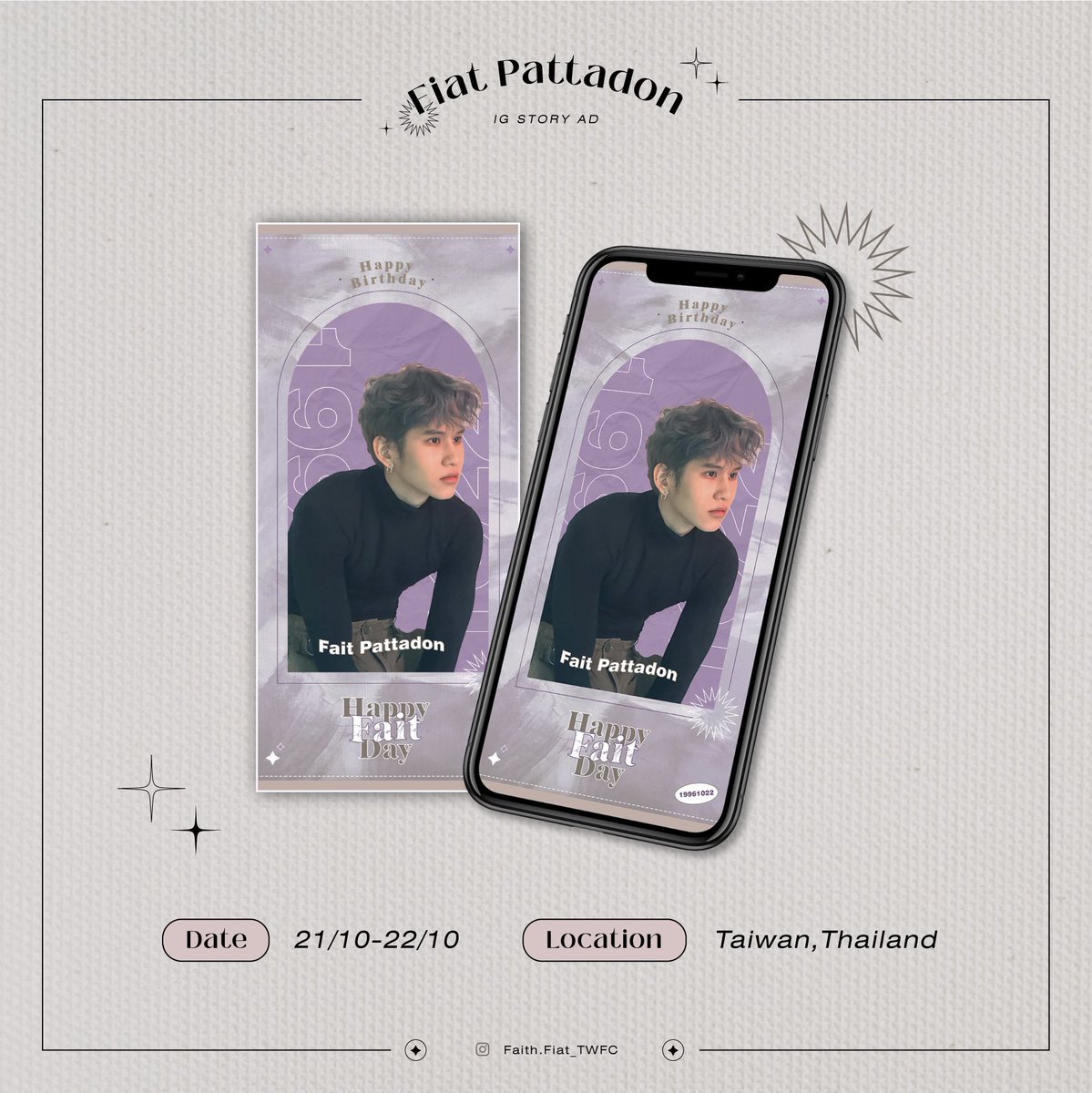 𝐅𝐢𝐚𝐭 𝐁𝐢𝐫𝐭𝐡𝐝𝐚𝐲 𝐈𝐆 𝐒𝐭𝐨𝐫𝐲 𝐀𝐃 “
𝐃𝐚𝐭𝐞:𝟐𝟏/𝟏𝟎-𝟐𝟐/𝟏𝟎
𝐋𝐨𝐜𝐚𝐭𝐨:𝐓𝐡𝐚𝐢𝐥𝐚𝐧𝐝&amp;𝐓𝐚𝐢𝐰𝐚𝐧

<a href="/FiatAngelo/">FIAT</a> 
#Patnion 
#Fiat25counted 
#HappyFiatDay