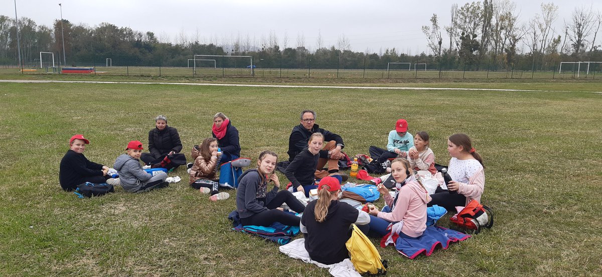 Repas mérité avant la rando