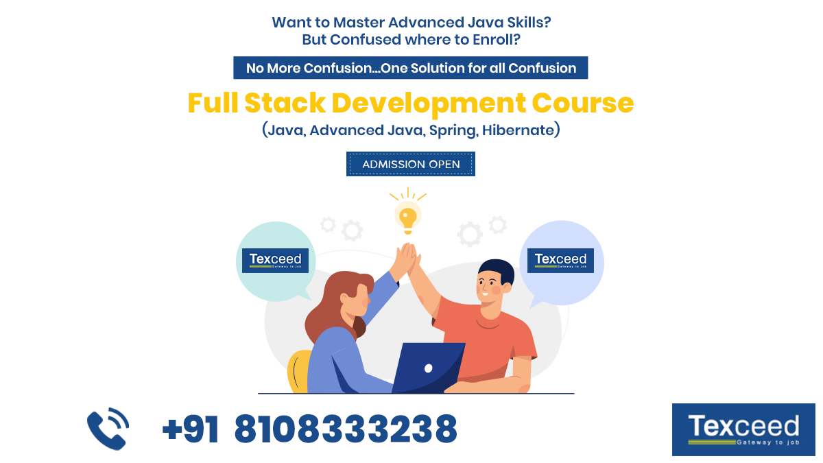OfficialTexceed's tweet image. Learn from Industry Experts & Get 100% Placement Support.
🔰Admissions Open 2021🔰
Click here to Apply - bit.ly/3uf6dvD Or Call on +91 8108333238
#javafullstack #fullstackjava #fullstackjavacourse
#javacourse #javafullstacktraining #onlinecourse #ittraininginstitute