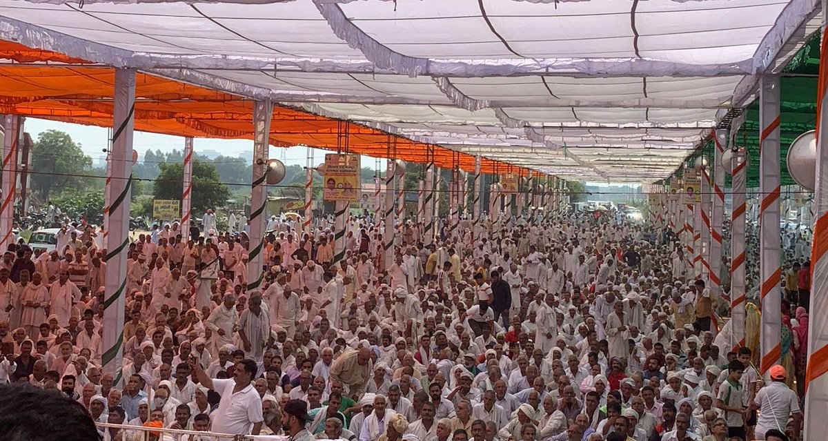 GurnamsinghBku's tweet photo. अखिल भारतीय किसान एंव मजदूर तालमेल महापंचायत

मकड़ोली टोल प्लाज़ा रोहतक
@ikantaallaria @BKU_Charuni https://t.co/1O4GOgwDTT