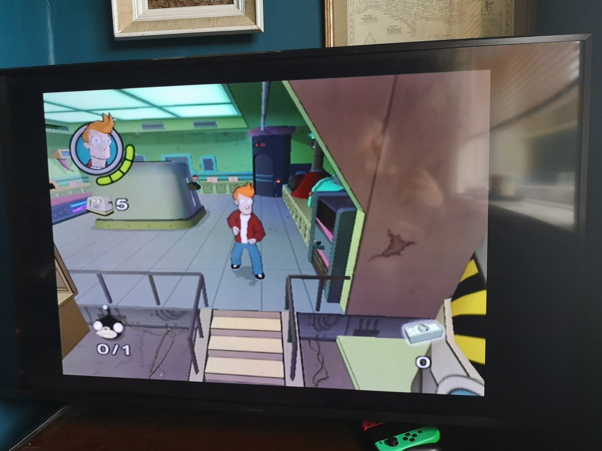 tomwfreeman's tweet photo. Instead, kicking off with Futurama. A decent 3rd person action game. The PS2 was my first dvd player and I have fond memories of playing Futurama on it #SavePoint2021 https://t.co/vuaL1BQwXm