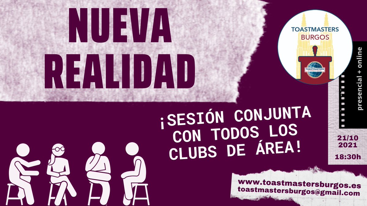 ToastmastersBu's tweet photo. Ya no hay excusas🎤
Tiempos difíciles han pasado pero ahora, más que nunca, nos hemos juntado todos los clubs de área para apoyarnos y compartir nuestros mejores consejos.
¿A qué esperas? ¡Conviértete en un gran líder!

Jueves 21/10
Pide información a toastmastersburgos@gmail.com https://t.co/HWMEfGDHbI