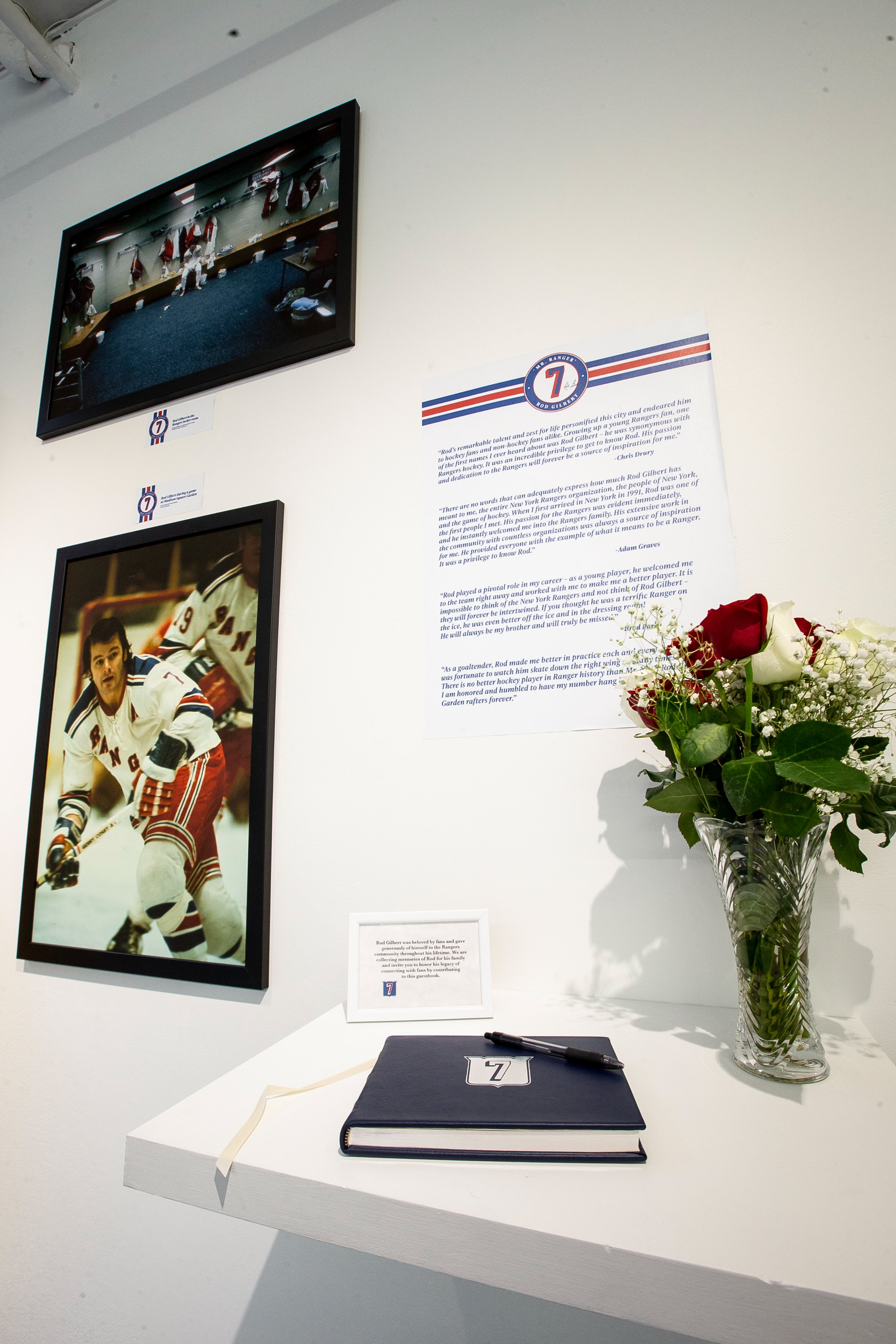 New York Rangers Rod Gilbert Tribute 