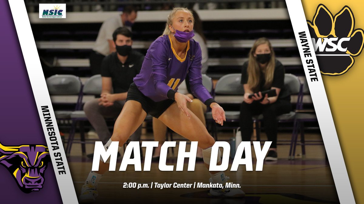 MinnStAthletics's tweet photo. It's another Mavericks Game Day #MavFam! Your Mavericks take on #5 Wayne State in a big #NSICVB matchup🏐🏐🏐 #HornsUp

📍Mankato, Minn.
🏟️Taylor Center
⌚️2:00 p.m.
📈https://t.co/dNS90qLvEK
🖥️https://t.co/4IQVC7bb9V https://t.co/vBJpiFBtMh