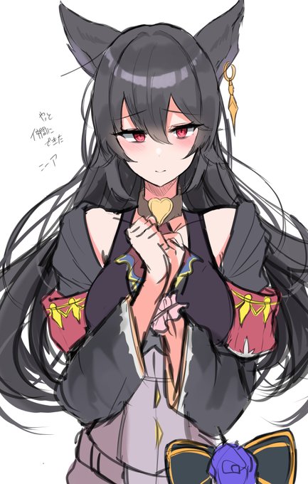 やっと仲間にできたニーアの落書き 