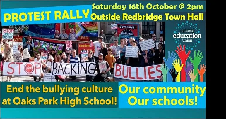 #SaveOaksParkSchool Schools should be communities of support, compassion and kindness NOT toxicity, NOT bullying and NOT victimisation. You need to act 
<a href="/RedbridgeLive/">Redbridge Council</a> !