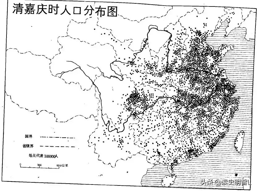 中国古代の人口分布2 宋〜清 