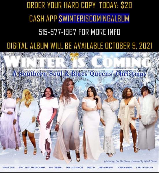 QueenTara251's tweet photo. The Winter is Coming is now available for digital downloads and CDs. Order your soulful Christmas Cd today!❄️🌬❄️🌬❄️☕️❄️☕️❄️🍷❄️🍷❄️🥂❄️🥂❄️🎄❄️🎄🎅🏾🎅🏻🎅🎅🏼 https://t.co/v9EV2Hzk8g