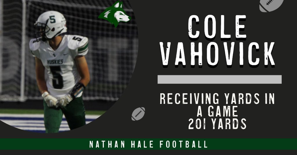 Cole Vahovick broke the single game receiving record last night against Marquette with 201 yards!