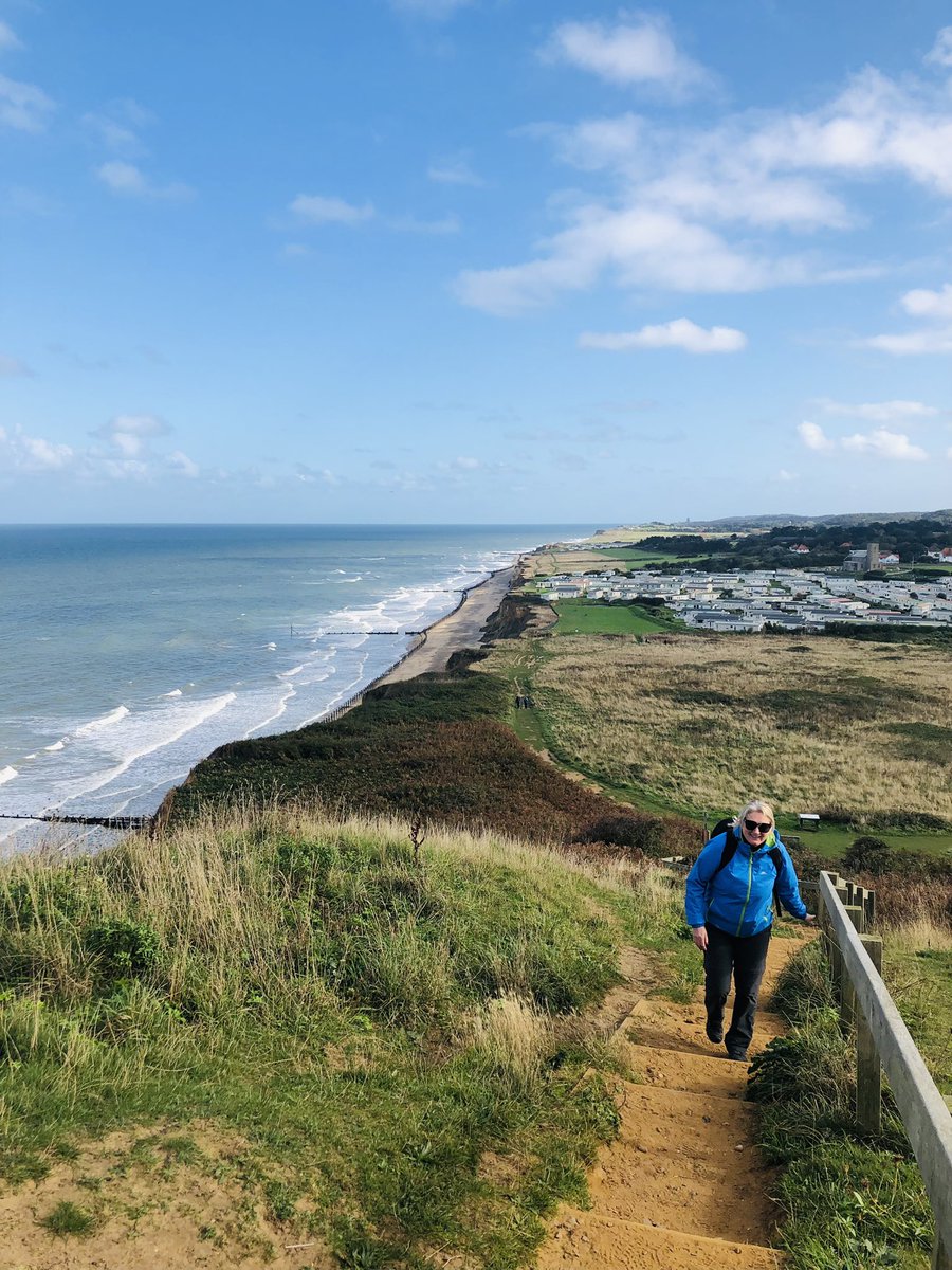 BernieMD00's tweet photo. Day 1 &amp; 2 of our Norfolk coastal walk for @EmbraceCVOC - 23 miles and we’re feeling it! Please donate ➡️ https://t.co/iKL5SneDMl https://t.co/sNQoS9tXgb