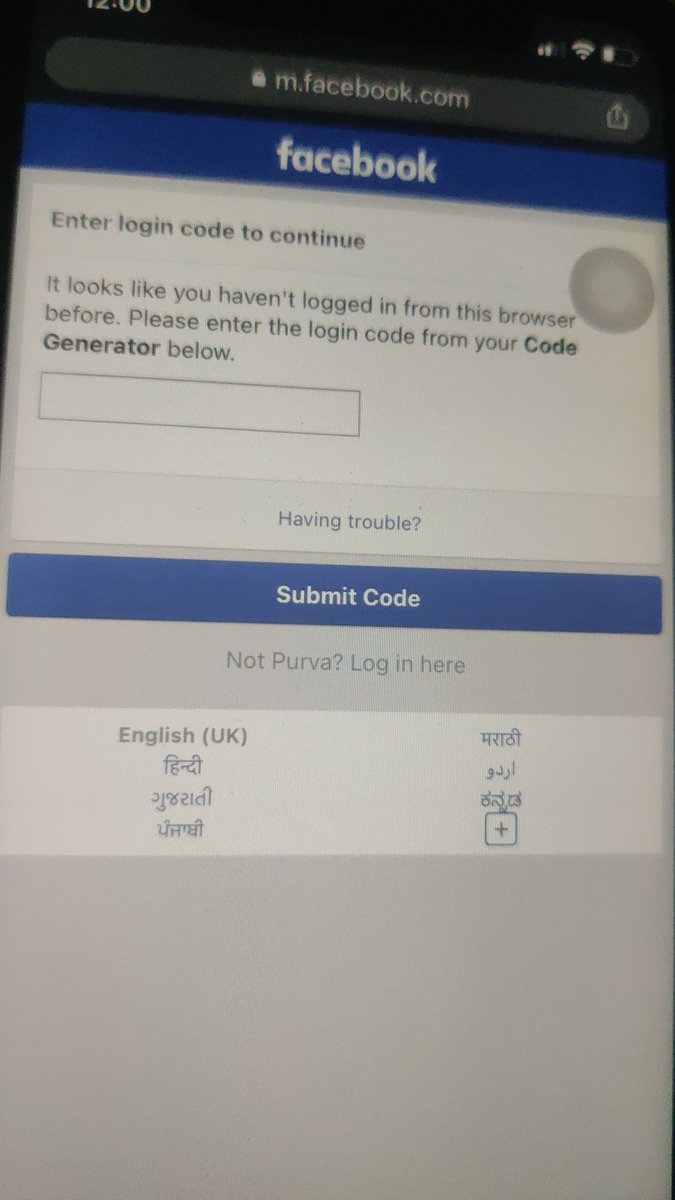 rajkishors's tweet photo. @facebookapp on behalf of Purva Pathak account
She is unable to access her FB for a month, tried recovery steps but got stuck to login code which we don't receive it on registered email id. Uploaded all the required docs to the recovery steps but no luck. Can I she get some help? https://t.co/PqDLRv8MYt