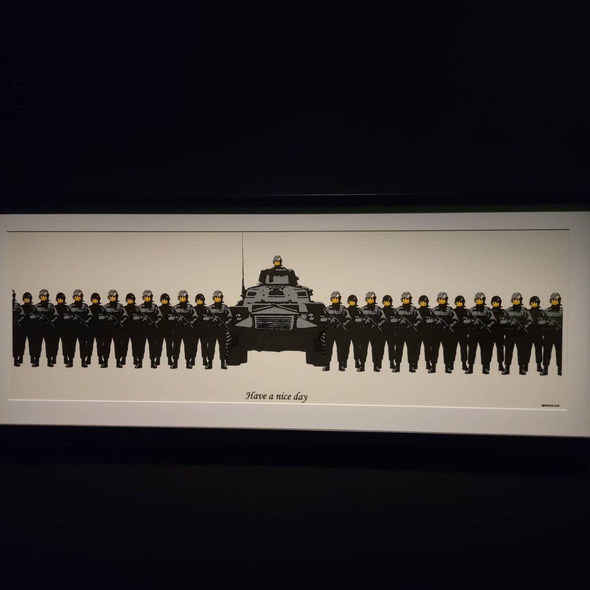 Cryptik_One's tweet image. Went to the #Banksy #Art exhibit today in #Chicsgo, it was awesome. Check out some pictures here and the rest on my Instagram.