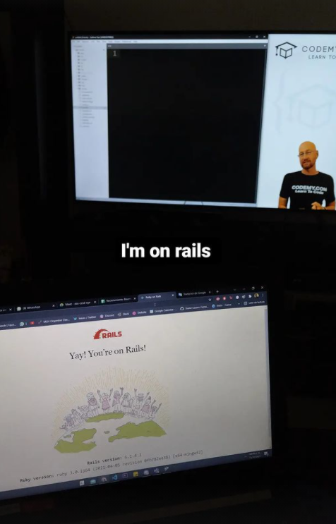 DavidLazaroFern's tweet photo. Creo que empezare un #30daysofrails💎
Nunca he tocado nada de BackEnd en mi vida, así que creo que es una buena forma para probar todos los sabores que hay en el mundo del desarrollo :)
Ayer cree mi primer proyecto en rails y aprendí cosas básicas acerca de como funciona https://t.co/KPxJCqVIEm