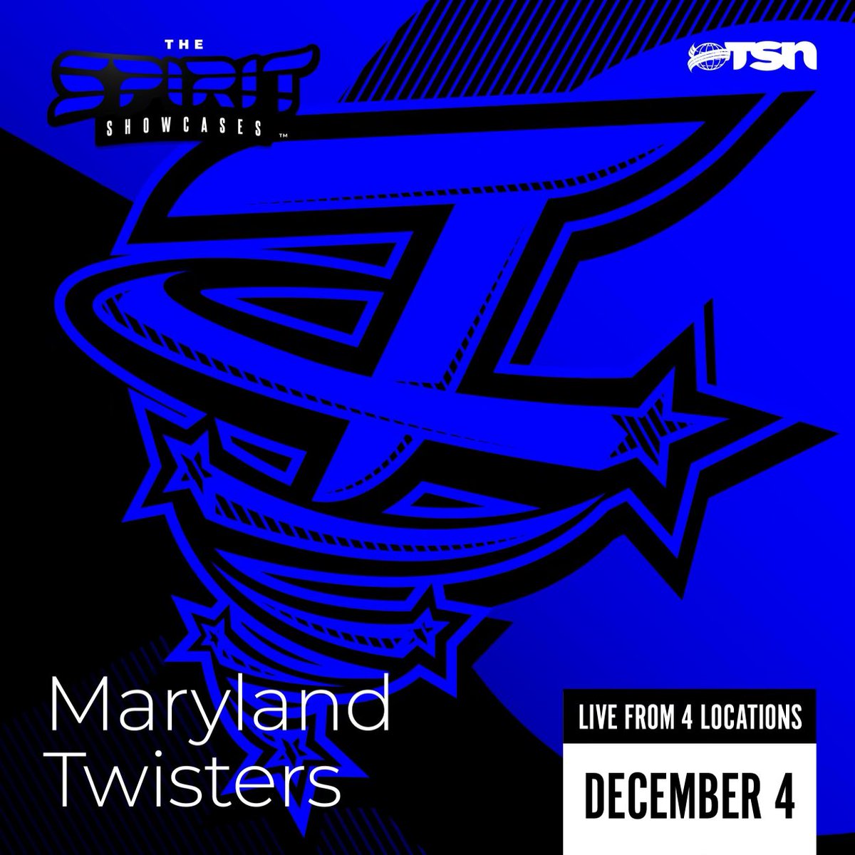 Showcase season has arrived! Live streamed by #SpiritFX Dec 4th. Save the date! 🖤💙 #BlackandBlue22