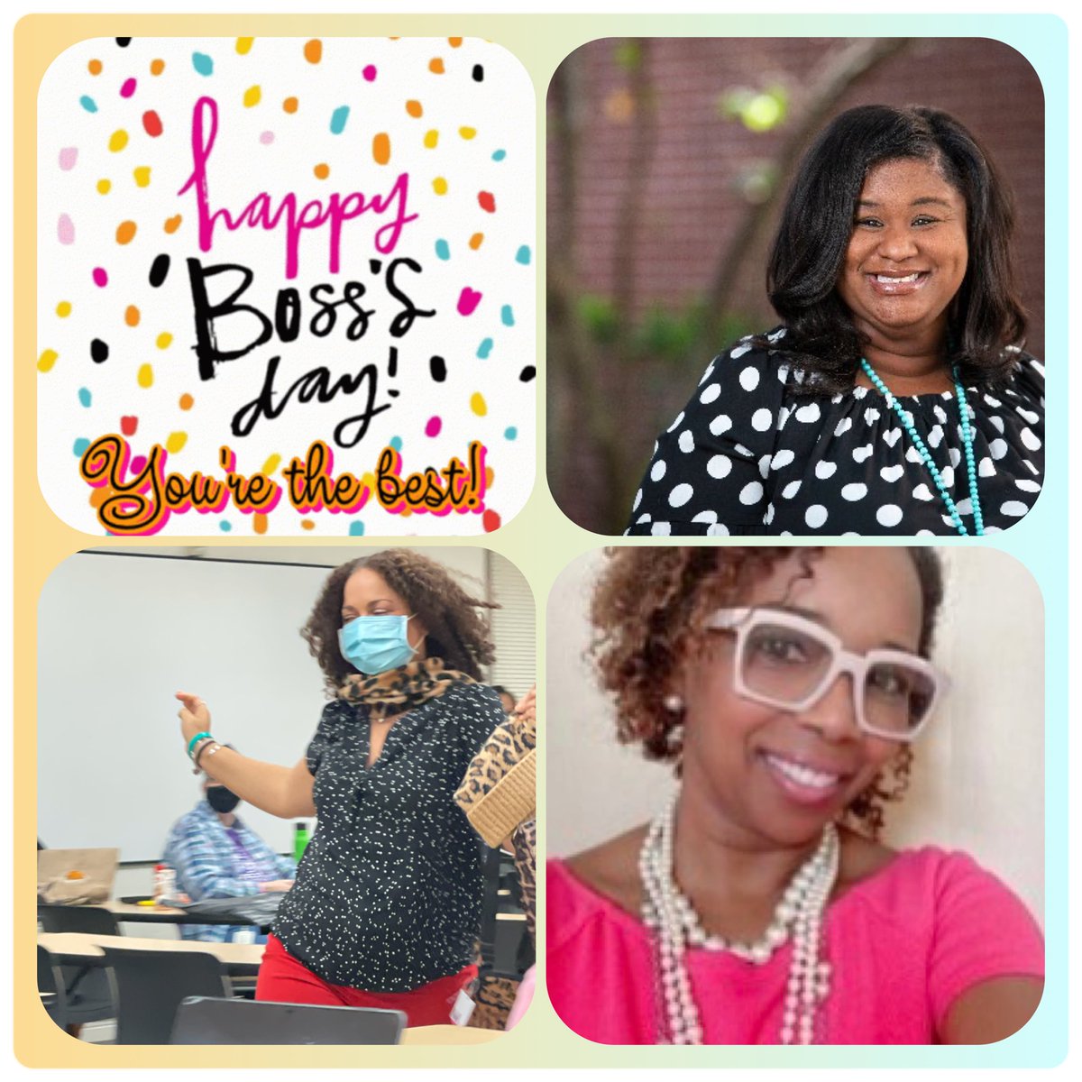 APSITTonya's tweet photo. My bosses are better than yours! 😉 Thank you for guiding and inspiring @APSInstructTech #BossQueens 
@AleighaRosser @apsitnatasha @APSITFelisa @DrLisaHerring @apsupdate https://t.co/KmifKgfqgZ