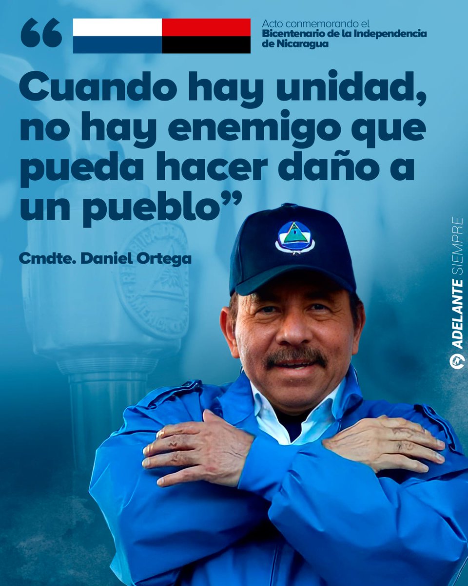 En #UnidadParaLaProsperidad saldremos adelante en este #OctubreVictorioso ya que somos #FuerzaDePuebloQueVence 
<a href="/OrlandoNubia/">OrlandoNubia</a> <a href="/AlvaroTrejosC/">Alvaro</a> <a href="/FloryCantoX/">Flor y Canto 🇳🇮</a>