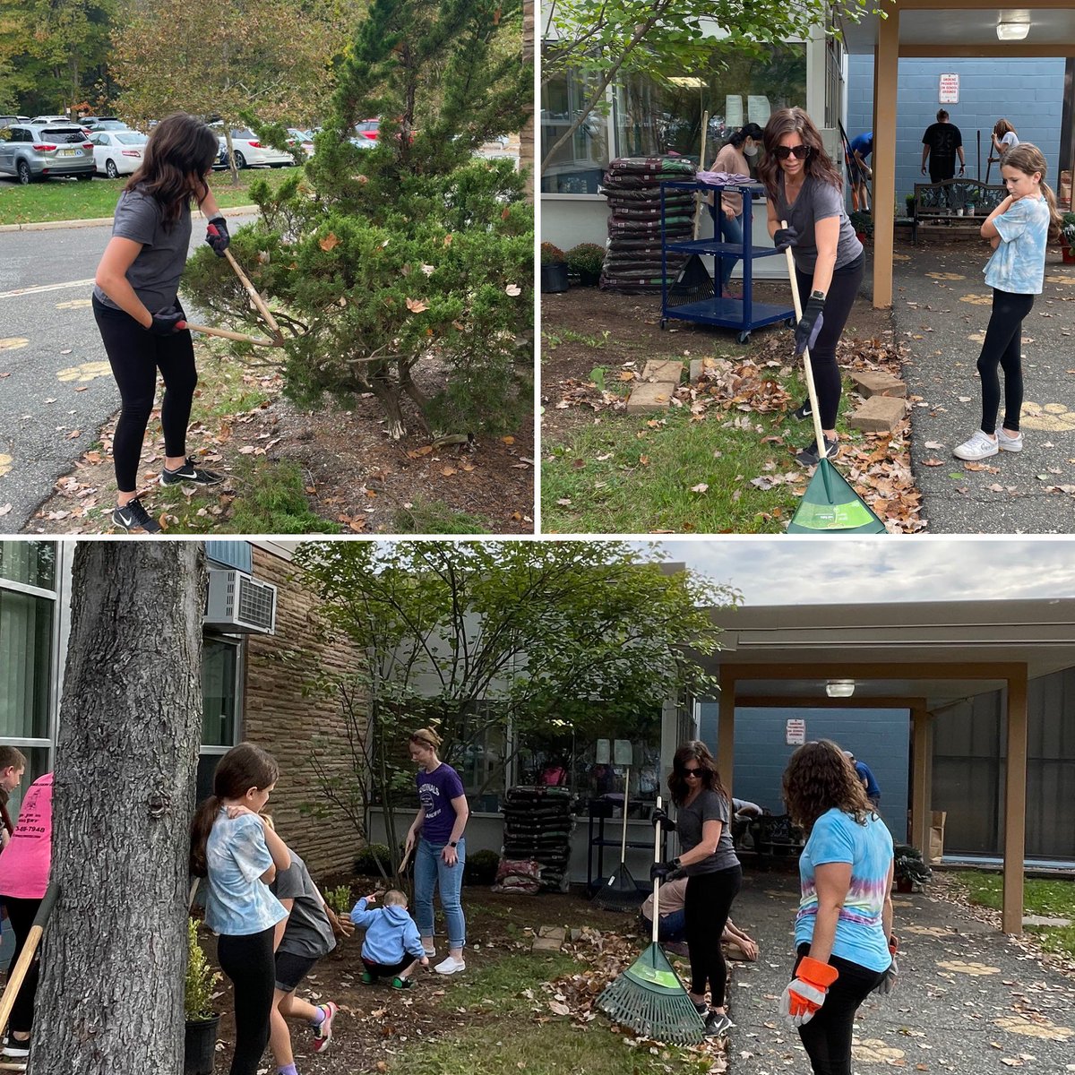 KnollwoodSchool's tweet photo. Knollwood staff, students and families stopped by to lend a helping hand and showed their much appreciated talents of digging, mulching and planting! 🍃🍂🍁🪴#knollwood #knollwoodrocks #knollwoodbeautification #part1 #part2comingsoon https://t.co/gfUpgg7FDO