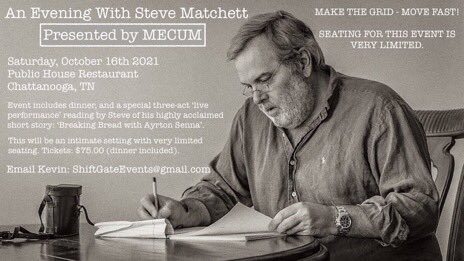 MrSteveMatchett's tweet photo. Just arrived in Chattanooga, along with Kevin (the Other Guy himself), both of us are looking forward to an enjoyable dinner with all our guests in just a little while. See you soon! https://t.co/FYE8ENKt9P