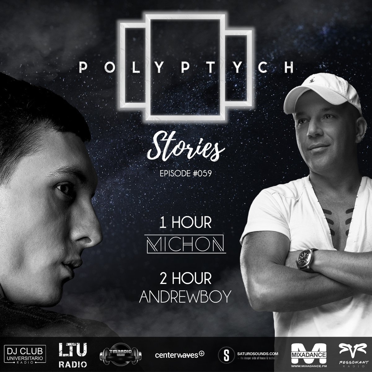 polyptychmusic's tweet photo. Polyptych Stories
Episode #059 [10 / 10 / 2021] #andrewboy

Listen at your preferred platform:
https://t.co/JFIik8rK05

Every Sunday on AIR with
@LTU_Radio, @SaturoSounds, @RessonantR, @CenterWaves, @mixadance FM, @_TMRadio and @DjClub_UJAT.

Enjoy. https://t.co/JFIik8rK05 https://t.co/V7wHs3jg7R