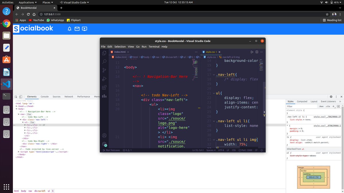 Mr_Sayak_Mondal's tweet photo. #Day35 So, It's #ThirtyFifthDay of #100daysofcodechallenge

Today, Let's continue the #FaceBookClone #project using HTML, CSS &amp; JS

Excited to complete the challenge, See you with the update

#100daysofcodechallenge #100daysofcode #100daysofcoding #programming #webdevelopment https://t.co/fLJiZ8dGaT