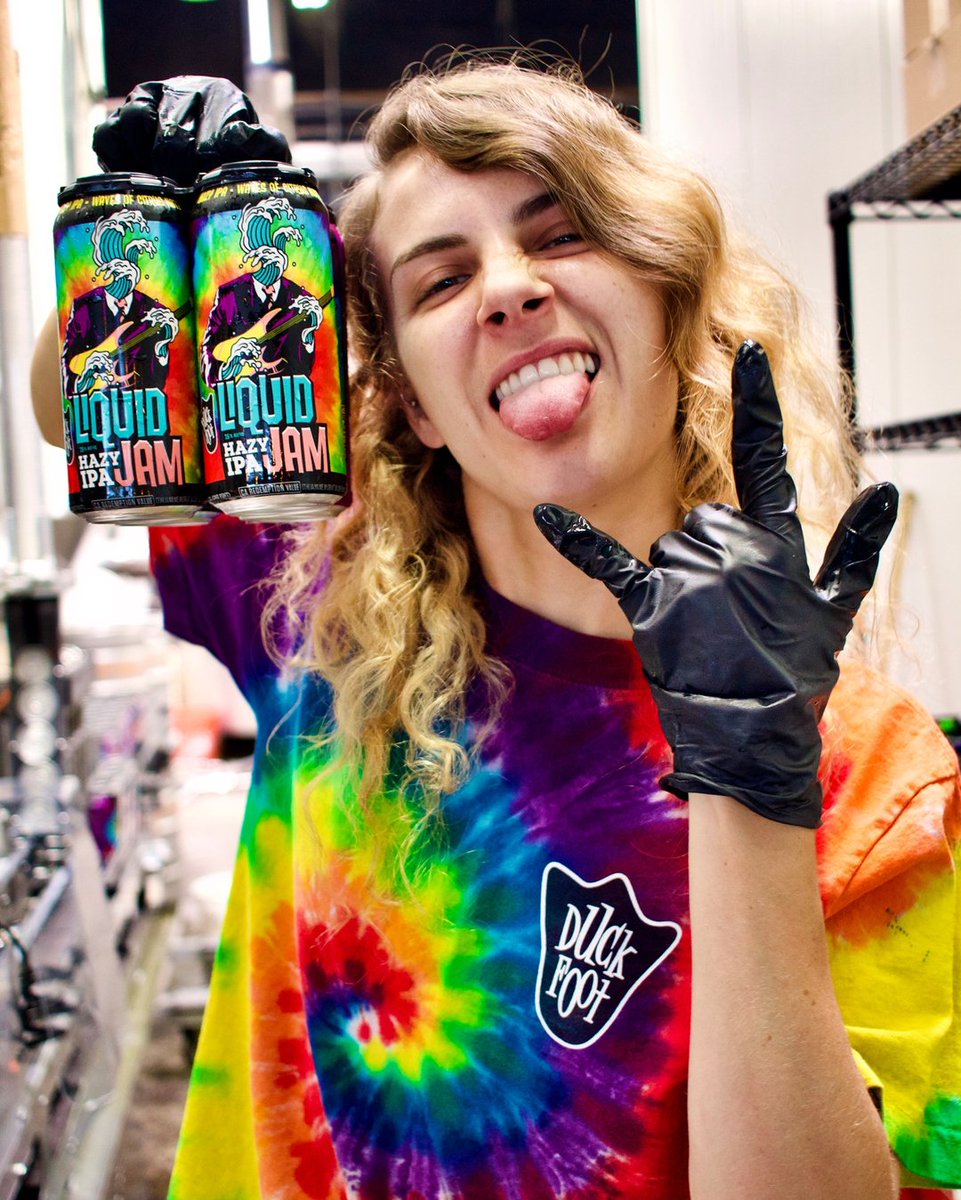 DuckFootBeer's tweet photo. 🤟 Rock out this weekend with a pack of Liquid Jam Hazy IPA 🤟
On Draft and available to-go in both Miramar and East Village
Miramar Hours:
Saturday 12 - 10 & Sunday 12 - 8
East Village Hours:
Saturday 12 - 11 & Sunday 12 - 9
#liquidjam #hazyipa #sdbeer #sandiego #sandiegob https://t.co/KBE39DOsnC