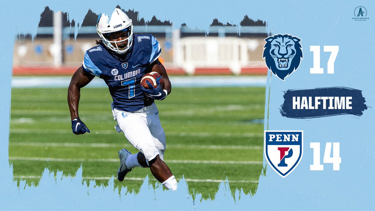 🏈Touchdowns from Dante Miller and Wills Meyer put the Lions up 17-14 at the half!🦁

#RoarLionRoar

<a href="/AthleticBrewing/">Athletic Brewing</a>