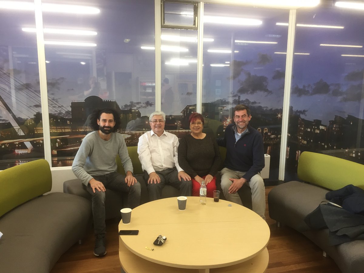 It was an unforgettable experience to meet with Prof Rolando Carrasco who visited Newcastle on Friday, and remember good old days of working together!
