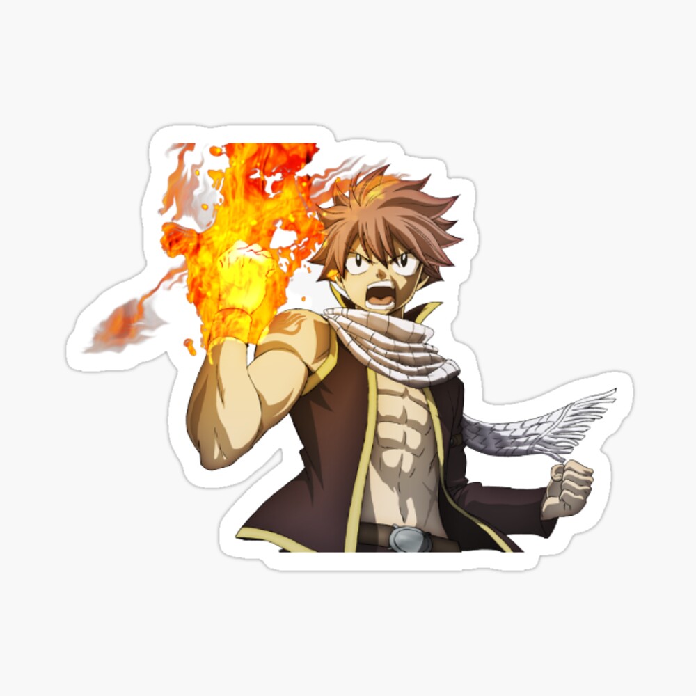 Fairy Tail -- Natsu Dragneel Anime Decal Sticker – KyokoVinyl