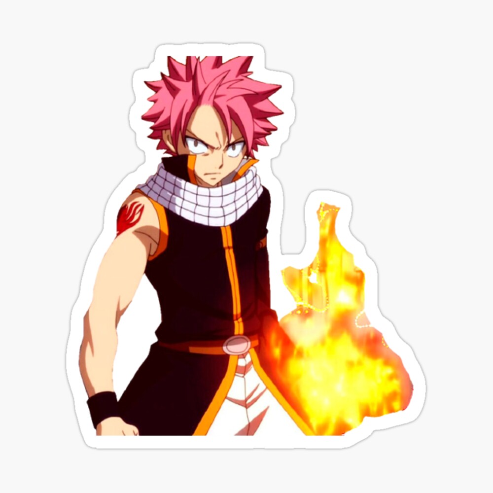 Fairy Tail -- Natsu Dragneel Anime Decal Sticker – KyokoVinyl