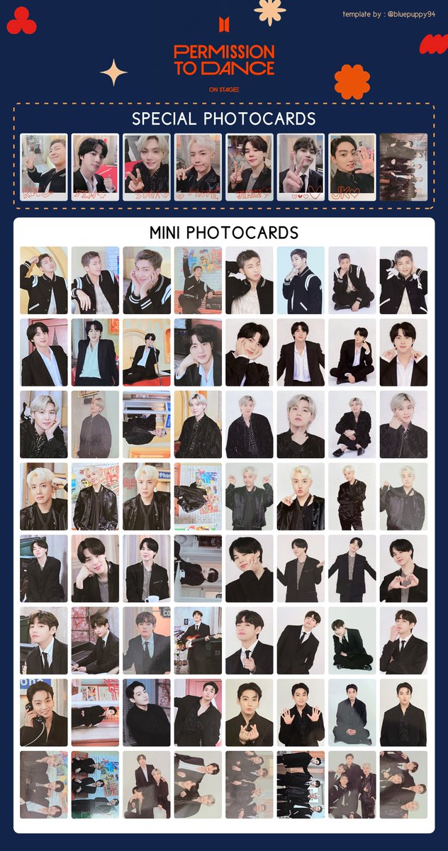 BTS Permission To Dance Mini Photocard Template [COMPLETED] please