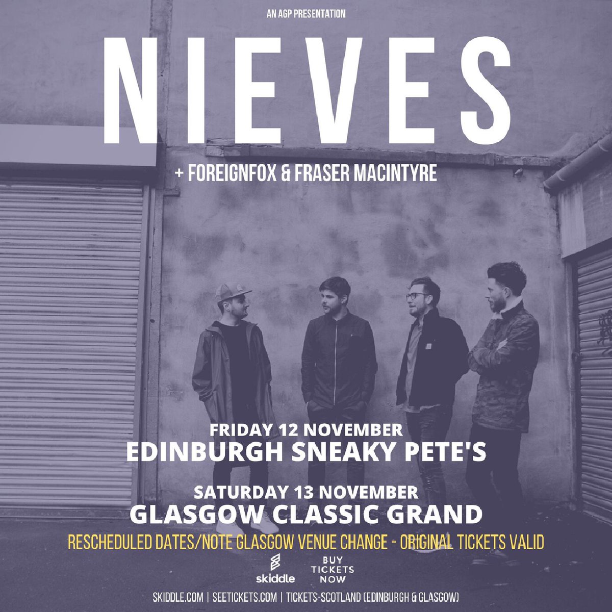 Hhheeeeerrrrreee we go! Less tickets left for Edinburgh than you have fingers on one hand(if you have 6 fingers). Limited tickets for the offical #COP26 closing party in Glasgow as well. It's your call 👀