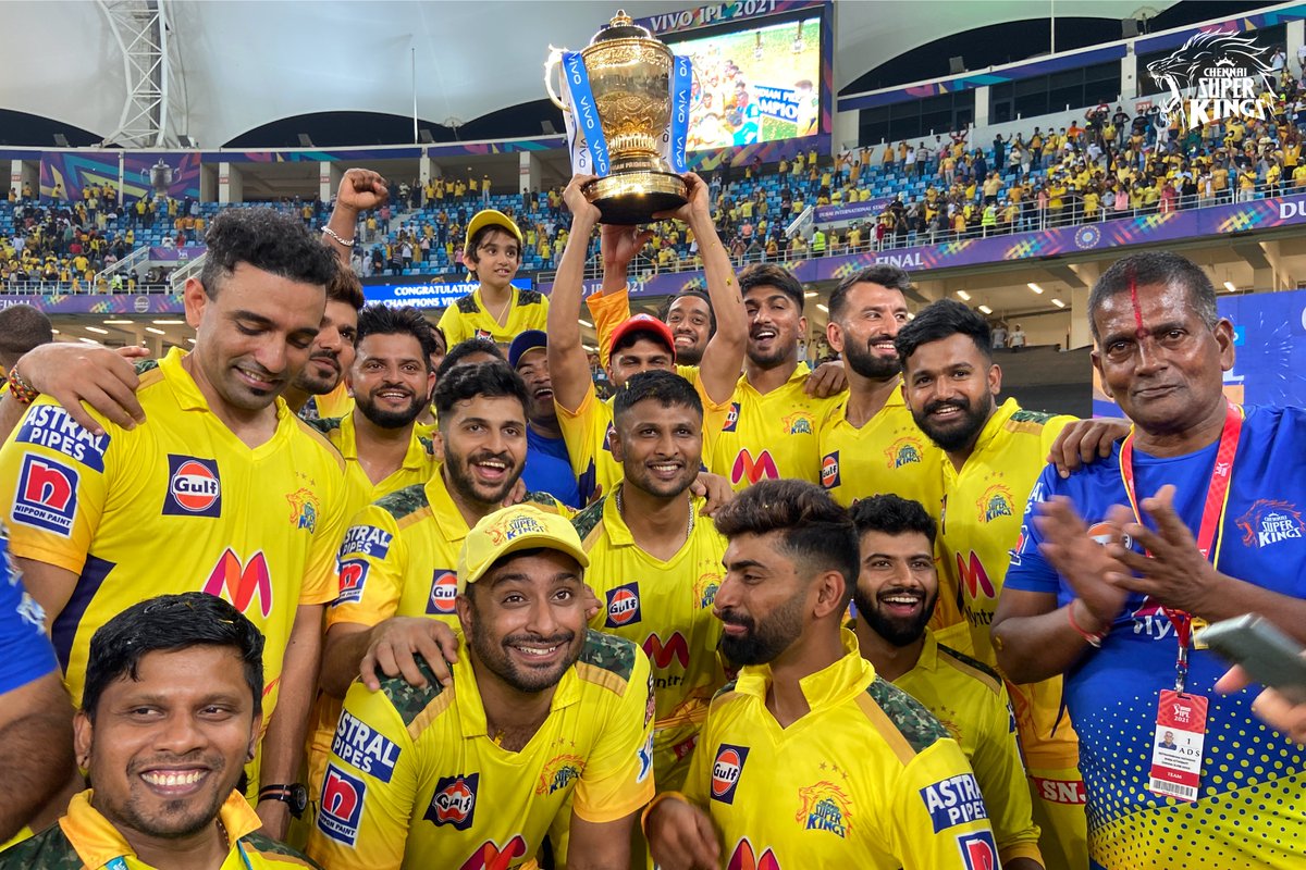 The #Yellove Family  🦁 💛

#SuperCham21ons #WhistlePodu