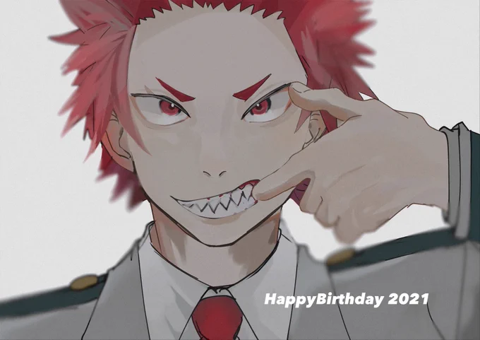 #切島鋭児郎誕生祭2021
 #切島鋭児郎生誕祭2021 
ぎりぎり😭🙏 