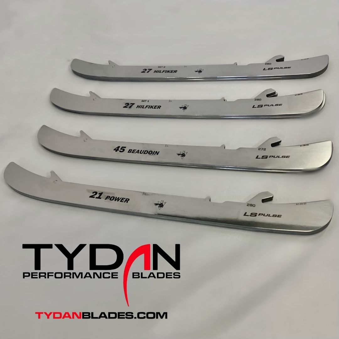 Tydan_Blades's tweet photo. @bpontiacsjra is ready for the season with their full performance set ups on Bauer Pulse blades.
Custom engraving is always the way to go 😎
#havetheEDGE https://t.co/W02G2yd7oe