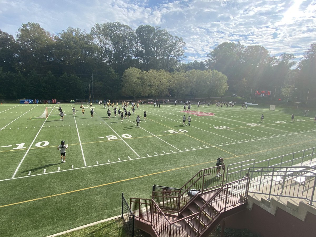 mattkinnear's tweet photo. More fallball as @Towson_MLAX vs @TigerLacrosse about to get underway at Boys’ Latin https://t.co/101YsN4EWv