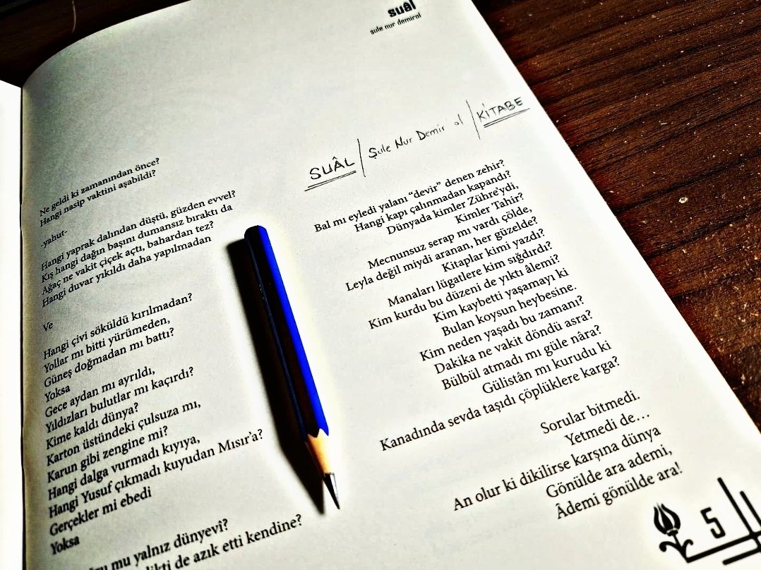 Bal mı eyledi yalanı "devir" denen zehir?

.
.

#ŞuleNurDemirol #suâl #şiir
#Kitâbedergi <a href="/kitabedergi/">Kitabe Dergi</a>