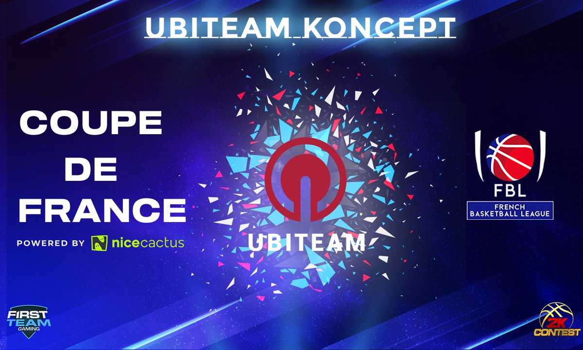 MiiLo_Factory's tweet photo. 🏆 Coupe de France #NBA2K22 

📝 Présentation équipe : Ubiteam Koncept ( @Started2k )

🎽 Roster : 
@BMAD_94 
@Mister21Buckets 
@ITsVxPeeR1 
@2kJames13400 
@hanzwharr 
@iamjuliusprod 
@GuNs2WaR
@ABBASSALACREST 

Bonne chance à vous ! 

#FBLCdF🏀 https://t.co/FdeilaoBtX