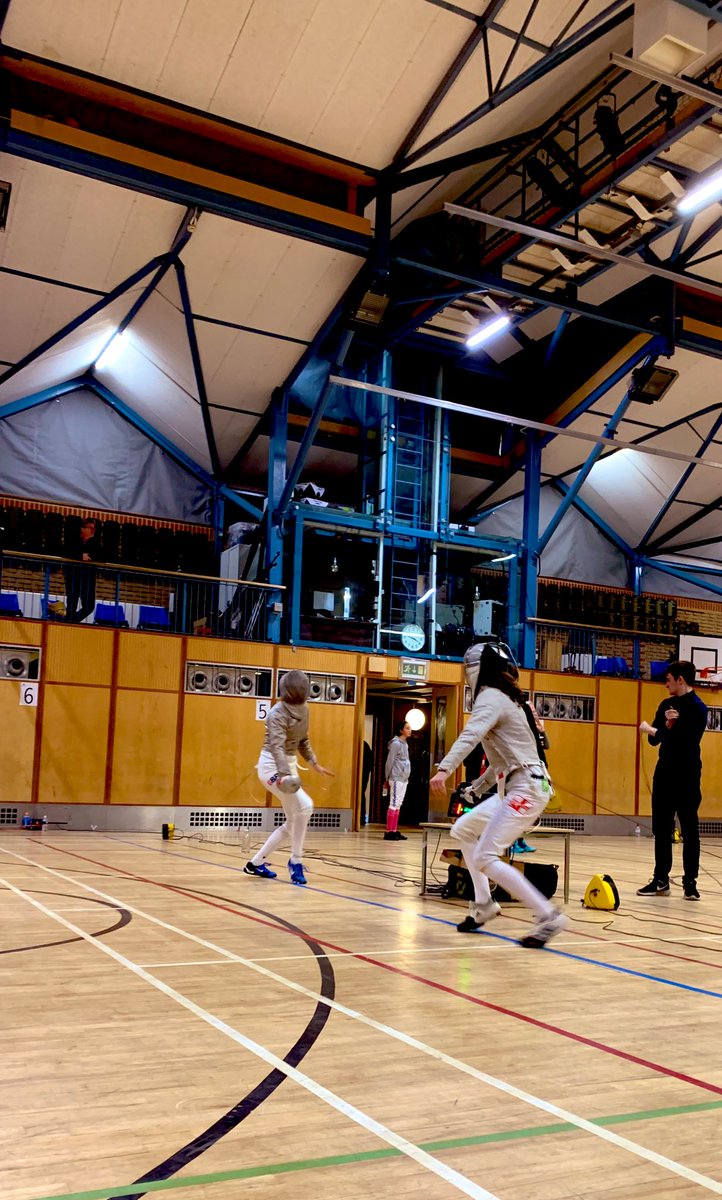 A quality day of fencing from Nina - top 8 finish; her best result of the season so far! <a href="/BathSwordClub/">Bath Sword Club</a>