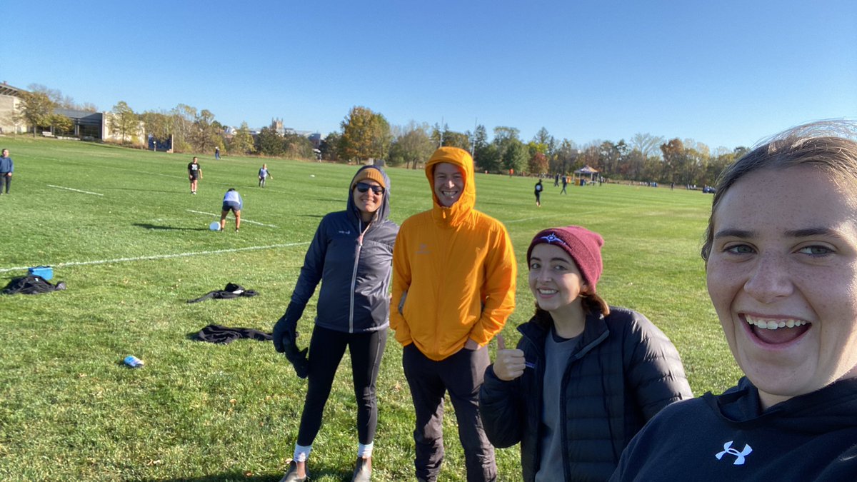 SyzygyUltimate's tweet photo. it’s a brisk morning here in Northfield! but syz is out and ready to play our first tournament since 2020! stay tuned for updates from the #sidelinesquad https://t.co/6rt0PG4ycP