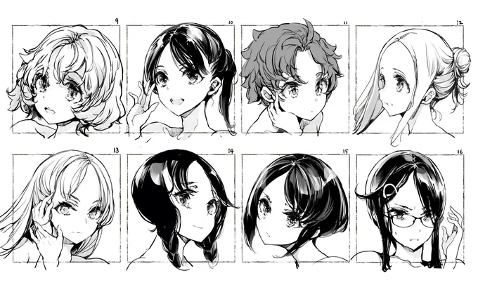 髪型レパートリー#2
もう引き出し空になって来た… 